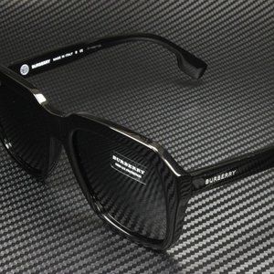 Burberry Black Men's Sunglasses With Box